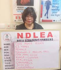 63-Year-Old Chinese National Arrested at Lagos Airport with 31kg of “Canadian Loud” Cannabis in Major Drug Bust