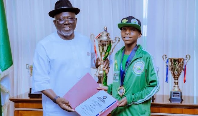 Delta Governor Oborevwori Rewards World Spelling Bee Champion With ₦20 Million for Academic Excellence