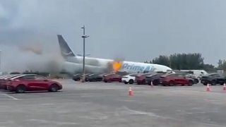 Probe Begins into Why Amazon Cargo Plane Overran Miami Runway, Killing Five